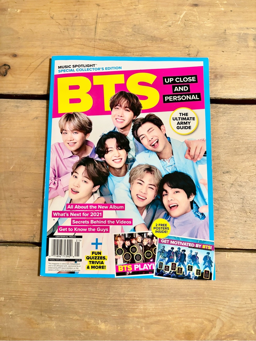 BTS Magazine 2021 W poster
